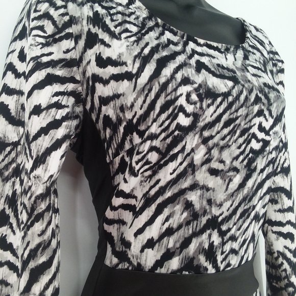 Leggings Senza Piedi Kardashian Kollection Stampa Zebra - Taglie S, M, L, XL - Nuovi Con Etichette